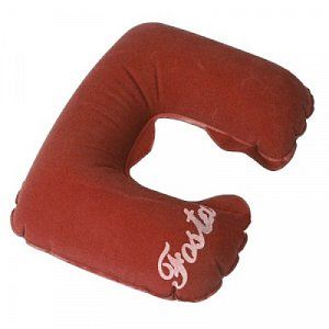 Fosta Подушка надувная с вырезом под голову F8052 красная, 42 х 27,5 см