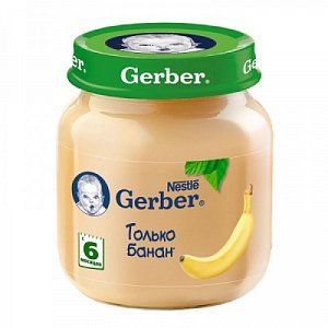 Gerber Пюре Банан с 6 мес 130 г