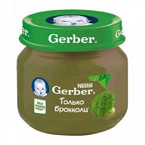 Gerber Пюре Брокколи с 4 мес 80 г