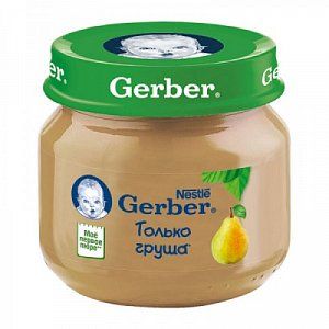 Gerber Пюре Груша Вильямс с 4 мес 80 г
