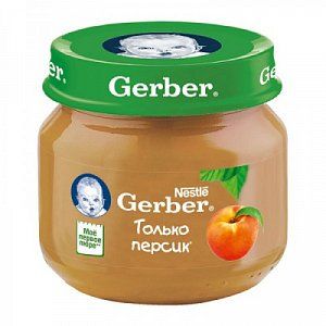 Gerber Пюре Персик с 4 мес 80 г