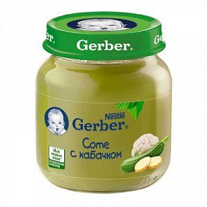 Gerber Пюре Соте с кабачком с 4 мес 130 г