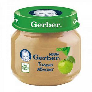 Gerber Пюре Яблоко с 4 мес 80 г