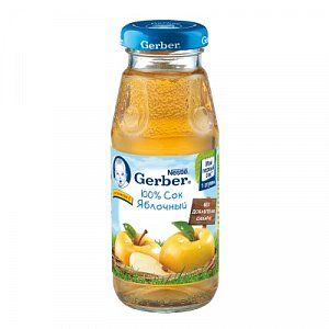Gerber Сок осветленный с 4 мес 175 мл