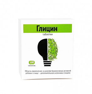 Глицин 102мг №100 табл Биотики (БАД)