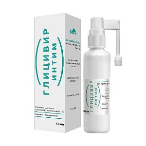Глицивир Интим спрей для местного и наружного применения 0,1% 60 мл