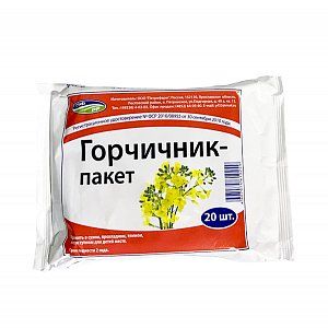 Горчичник пакет 20 шт Петрофарм