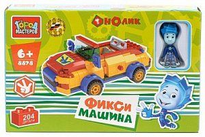 Город Мастеров BB-8878-R Конструктор Фиксики Машина Нолика 204 Детали