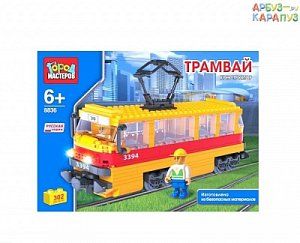 Город Мастеров ВВ-8836-R Конструктор Трамвай 302 Детали