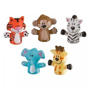 Happy Baby Набор игрушек для купания Fun Amigos 6м+ ПВХ 5 шт