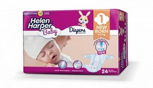 Helen Harper Подгузники Baby Newborn 2-5 кг, 24 шт