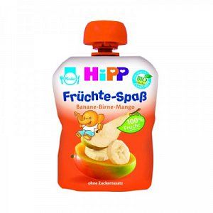 Hipp Пюре Банан/груша/манго с 6 мес 90 г