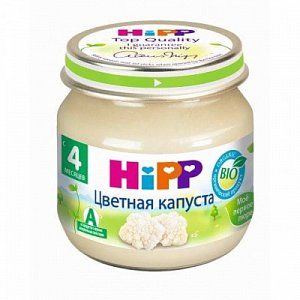 Hipp Пюре цветная капуста моё первое Пюре с 4 мес 80 г