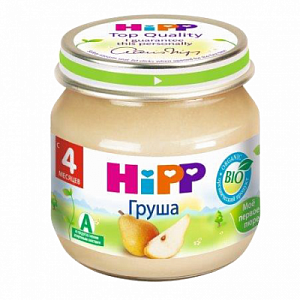 Hipp Пюре груша моё первое Пюре с 4 мес 80 г