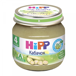 Hipp Пюре Кабачок с 4 мес 80 г