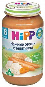 Hipp Пюре Нежные овощи с телятиной с 8 мес 220 г