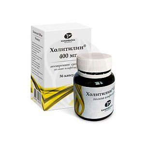 Холитилин капсулы 400 мг 56 шт