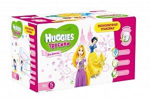 Huggies Подгузники-трусики для девочек 13-17 кг 96 шт