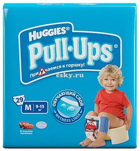 Huggies Подгузники-трусики Pull-Ups Midi для мальчиков 16 шт