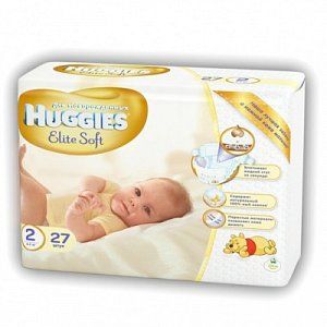 Huggies Подгузники Elite Soft 4-7 кг 27 шт