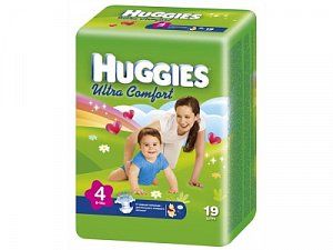 Huggies Подгузники Ultra Comfort 8-14 кг 19 шт