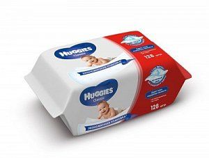 Huggies Влажные салфетки Classic 128 шт