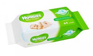 Huggies Влажные салфетки Ultra Comfort Natural 64 шт