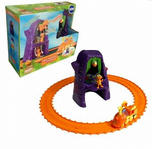 Игровой набор ж/д с поездом и фигуркой Поезд динозавров т57099