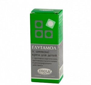 Инфарма Крем Глутамол с цинком для детей 30 г