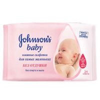 Johnson`s Baby Детские Салфетки для самых маленьких 24 шт