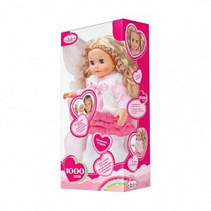 Карапуз Кукла Интерактивная 1000 слов и 7 игр 16333 45 см