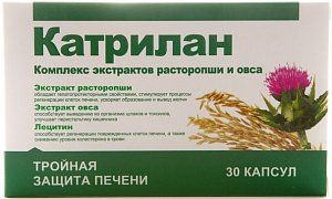 Катрилан Комплекс расторопши и овса 30 шт