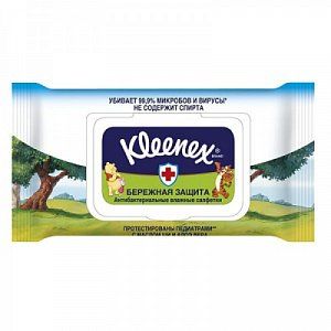 Kleenex Disney Салфетки влажные Антибактериальные 40 шт