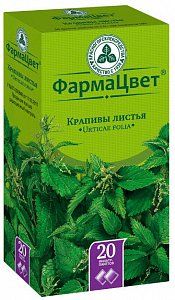 Крапивы листья фильтр-пакеты 1,5 г 20 шт Красногорсклексредства