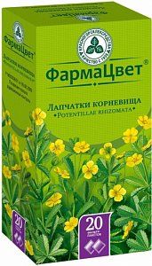 Лапчатки корневища фильтр-пакеты 2,5 г 20 шт