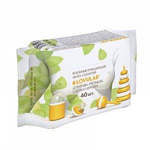 Lovular Влажные фито-салфетки 40 шт