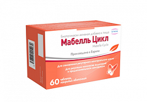 Мабелль Цикл таблетки покрытые оболочкой1200мг №60
