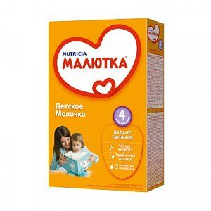 Малютка 4 Молочко с 18 мес 350 г