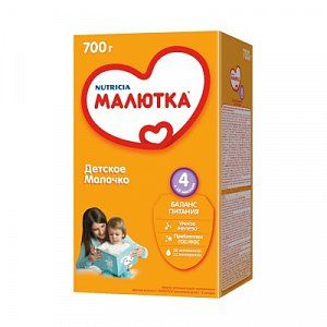 Малютка 4 Молочко с 18 мес 700 г