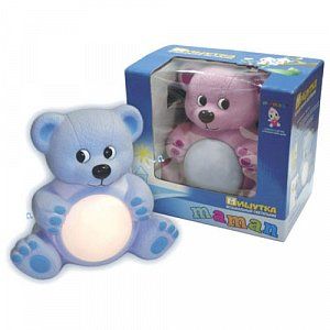 Maman Cветильник Мишутка музыкальный электрический 20408