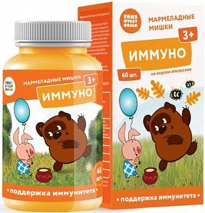 Мармеладные мишки Иммуно пастилки жев 60 шт