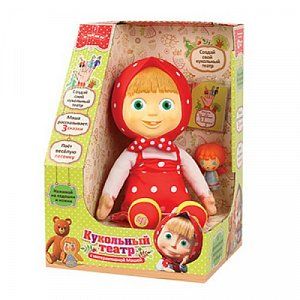 Маша и медведь Набор Кукольный театр GT8129 с интерактивной куклой