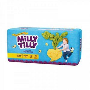 Milly Tilly Пеленки одноразовые 60х90 см 5 шт