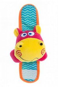 Мир детства 33228 погремушка браслет "Бегемотик"