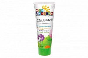 Мир детства Крем успокаивающий 40327 75 мл, для чувствительной кожи