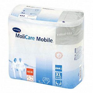 MoliCare Mobile Подгузники-трусики для взрослых рXL 14 шт (130-170см)