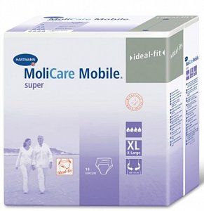 MoliCare Mobile Super Подгузники-трусики для взрослых XL 14 шт (130-170см)