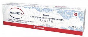Момейд-С мазь для наружного применения 0,1%+5% туба 15 г