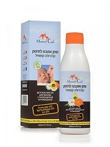 Mommy Care Детское масло для ванны с календулой и ромашкой 200 мл
