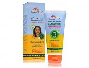 Mommy Care Крем солнцезащитный органическмй для тела SPF15 100 мл